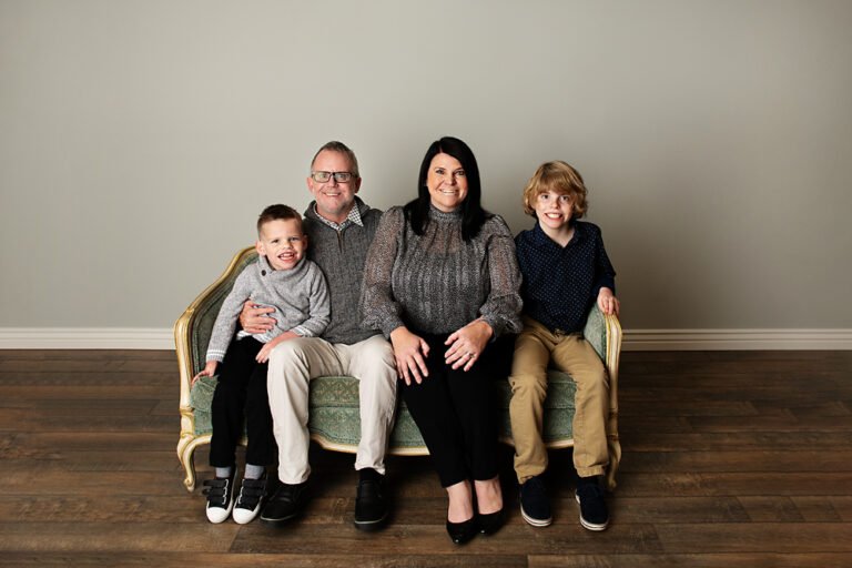 Family Pictures in Studio – Utah Family Photographer